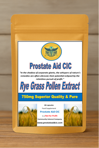 Rye Grass Pollen Extract 750mg 20:1 | Secale cereale | Carefully Sourced | 60 Capsules