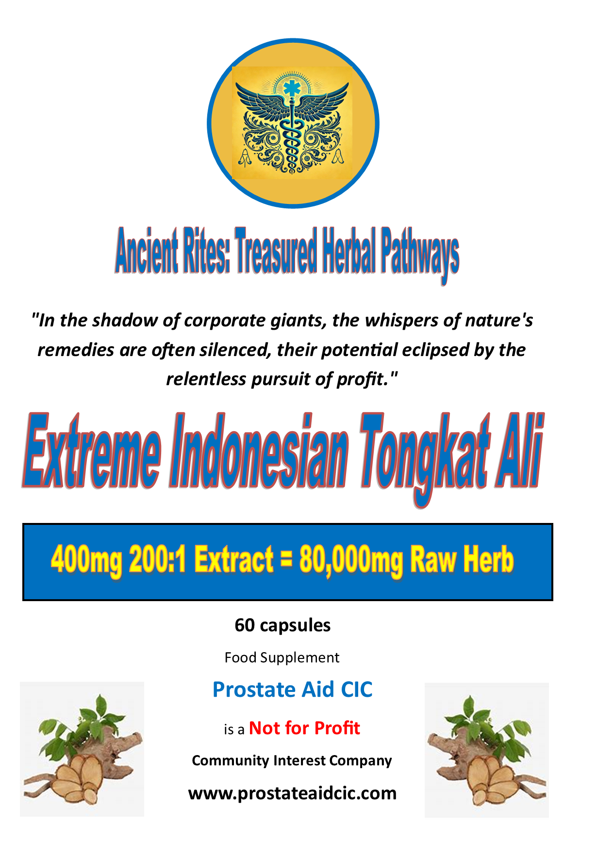 Indonesian Tongkat Ali 60 Capsules