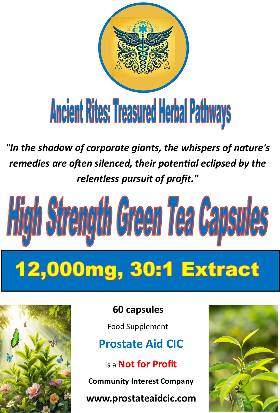 Green Tea capsules 60 Capsules