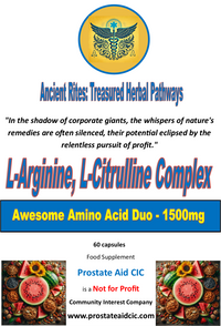L-arginine L-citrulline Complex 60 Capsules