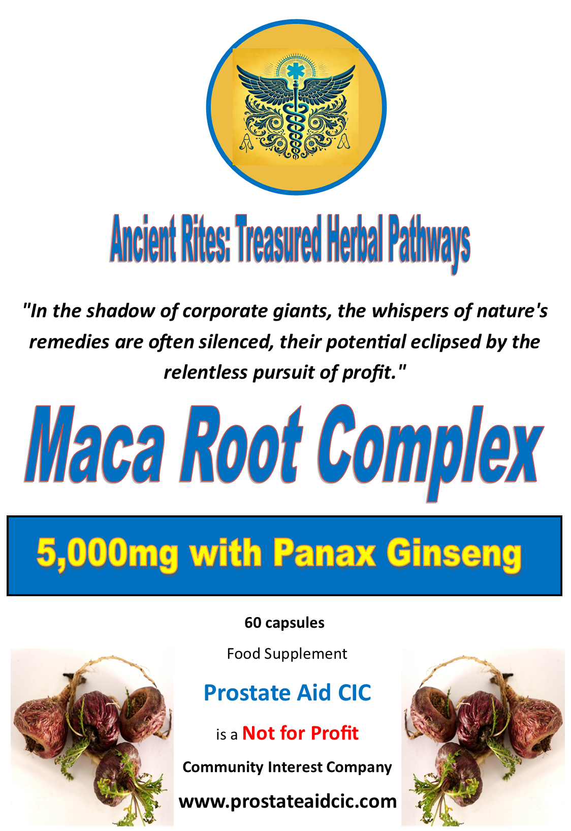 Maca Root Complex 60 Capsules