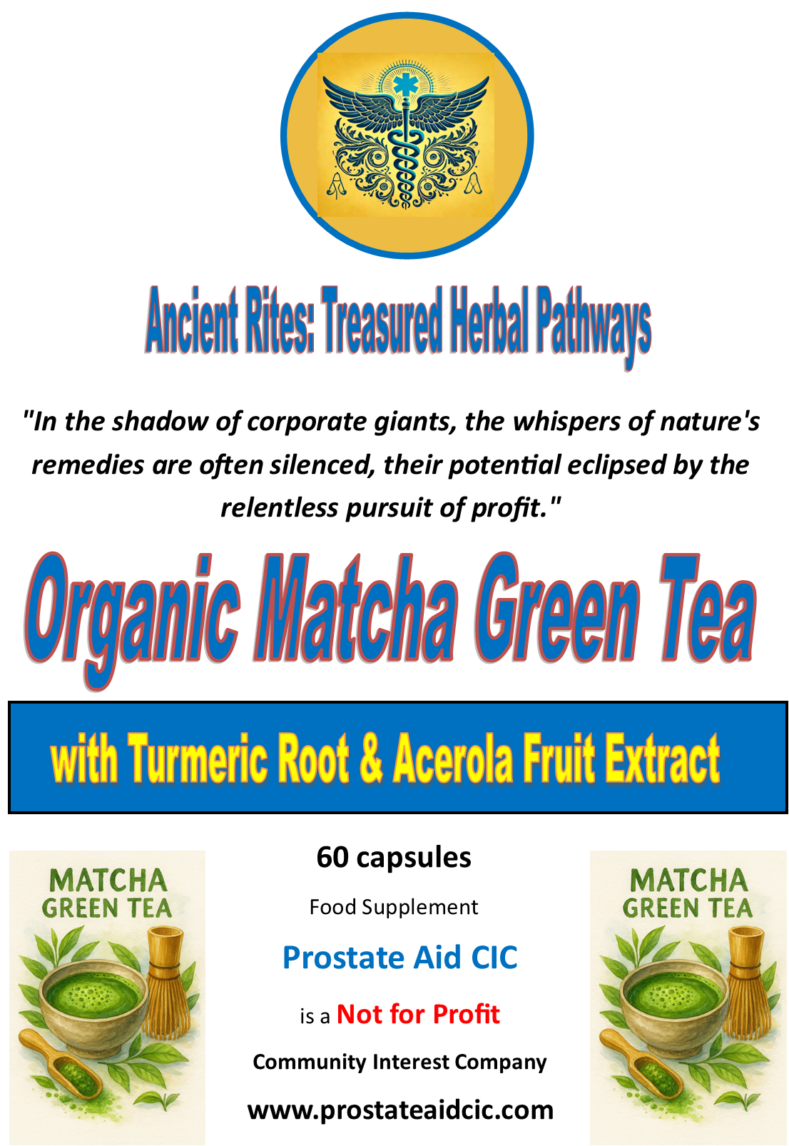Matcha Green Tea 60 Capsules