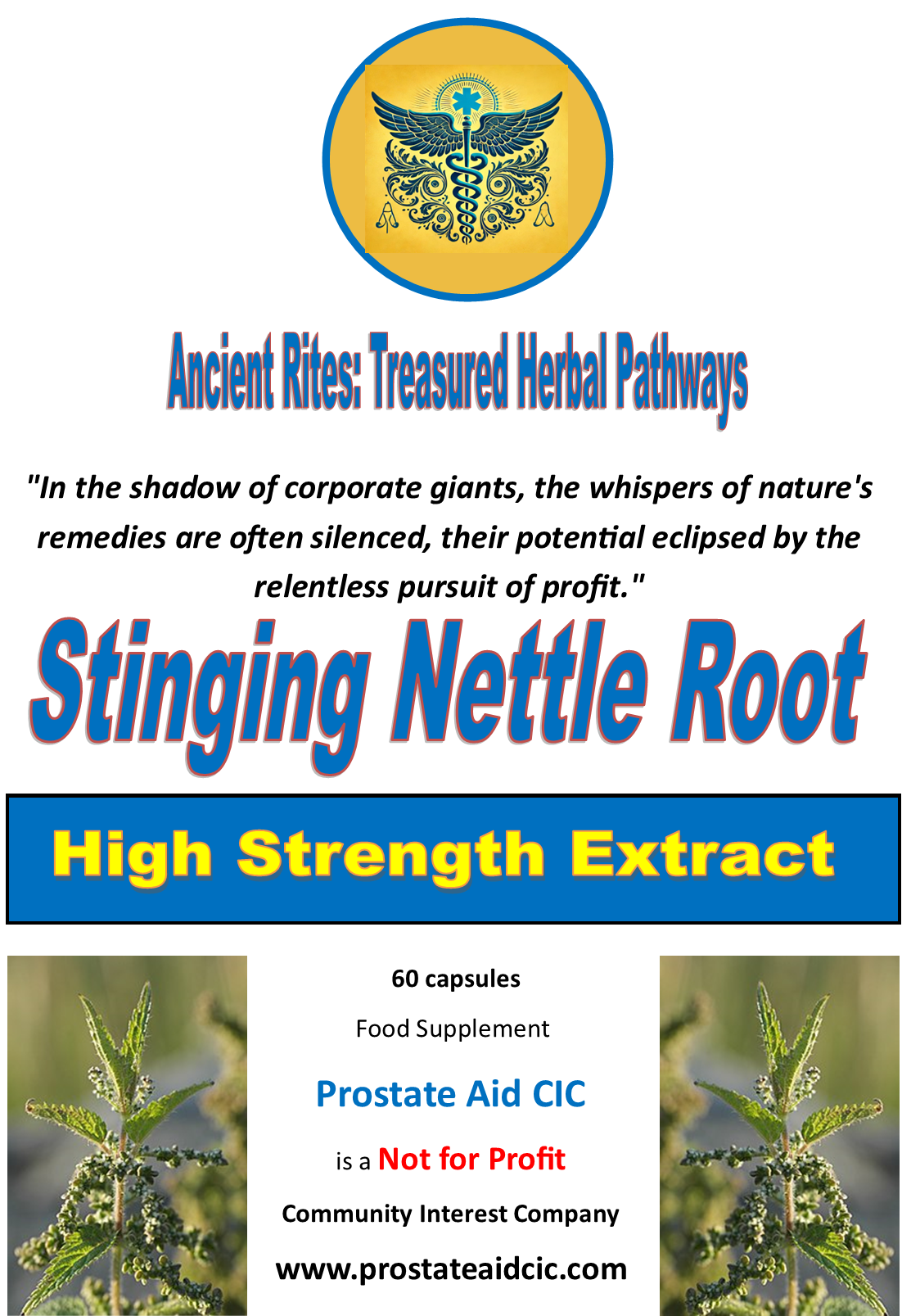 Nettle root extract 60 Capsules