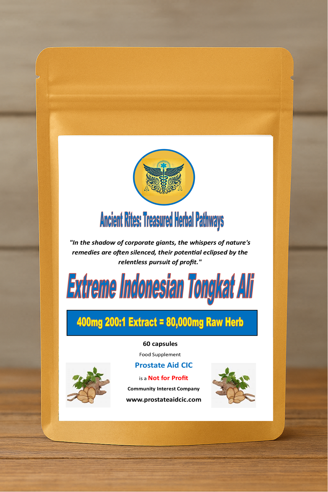 Indonesian Tongkat Ali 60 Capsules