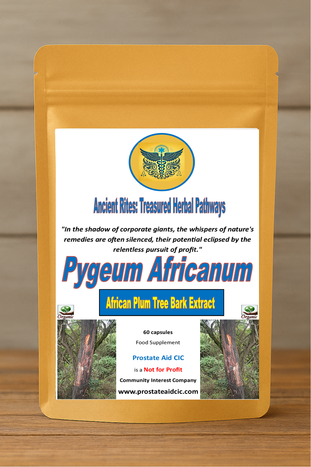 Pygeum africanum 60 Capsules