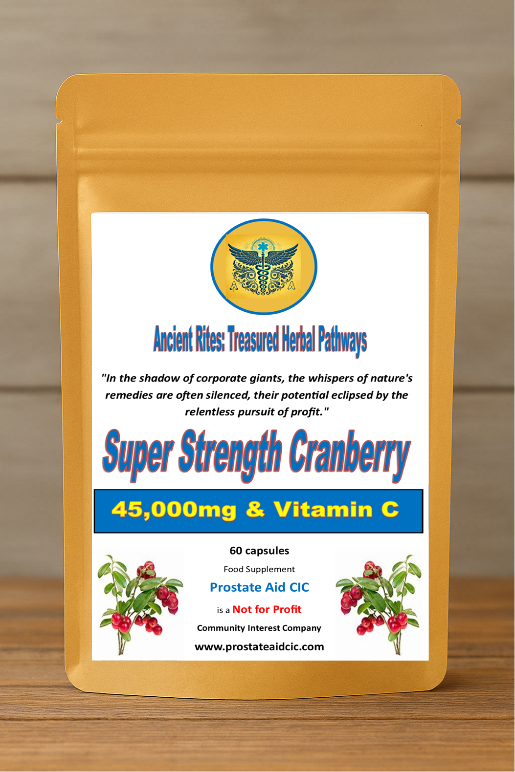 Super Strength Cranberry 60 Capsules