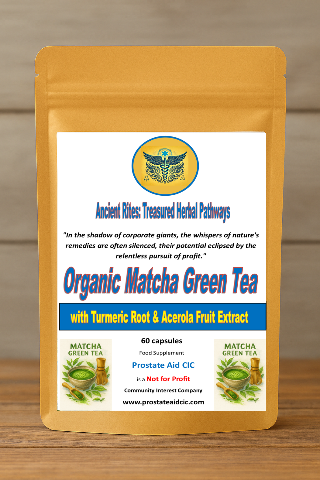 Matcha Green Tea 60 Capsules