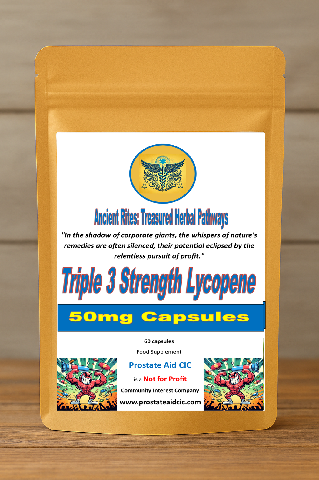 Lycopene for Prostate Cancer Prevention - 60 Capsules