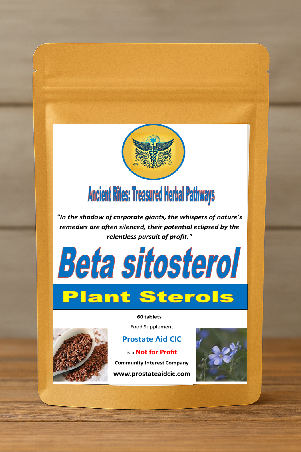 Beta-Sitosterol for Prostate Health & BPH Relief - 60 Capsules