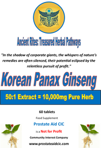 Korean Panax Ginseng 60 Tablets