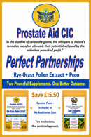 Perfect Partnerships: Rye Grass Pollen & Peon  Advanced Men’s Prostate Support