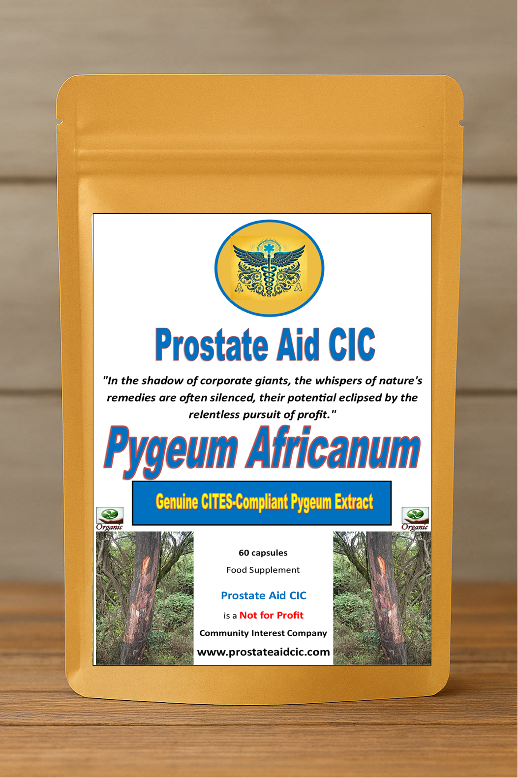 Pygeum africanum 60 Capsules