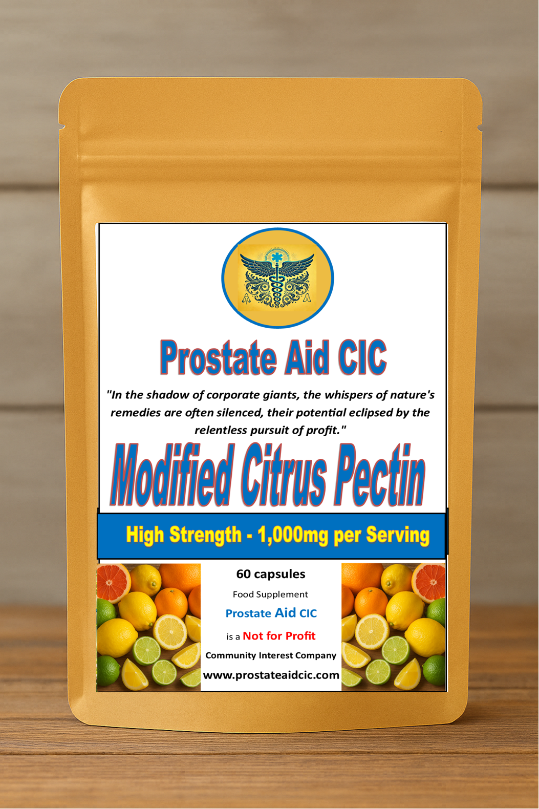 Modified Citrus Pectin 60 Capsules