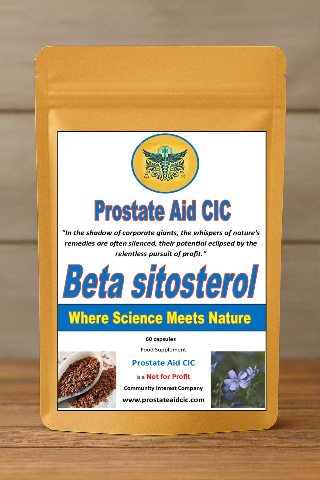 Beta-Sitosterol for Prostate Health & BPH Relief - 60 Capsules