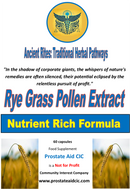 Rye Grass Pollen Extract 60 Capsules
