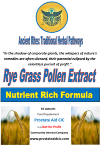 Rye Grass Pollen Extract 60 Capsules