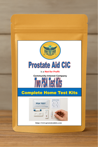 Prostate Aid CIC, Professional, Clinically Certified Complete Home Two PSA Test Kits