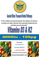 Vitamins D3 & K2 60 Capsules