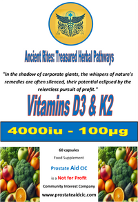 Vitamins D3 & K2 60 Capsules